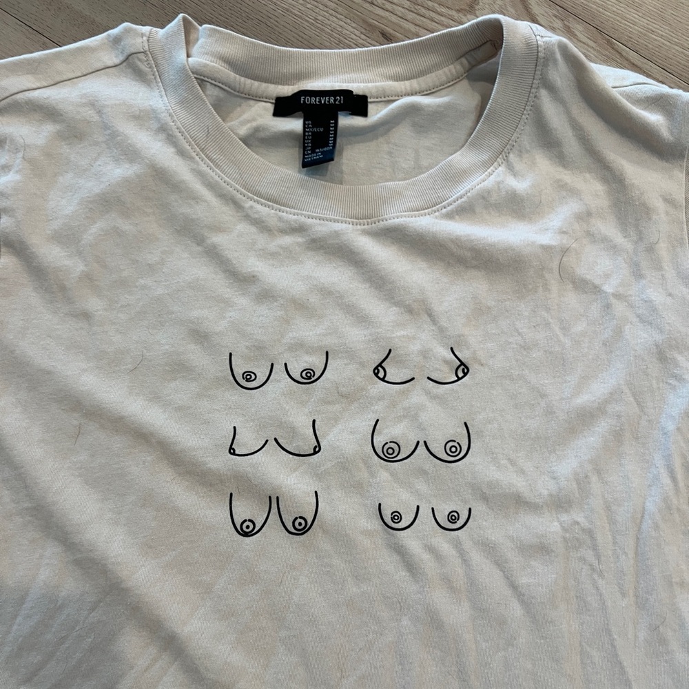 Forever 21 Breast Cancer er Awareness Cream Tee
